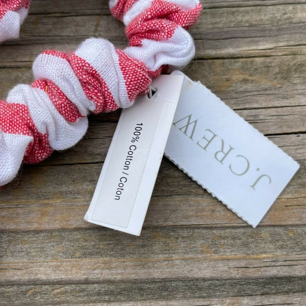 J.Crew Women Hair Pony Hair accessories pony hair tail cotton stripes One Size - Picture 6 of 8